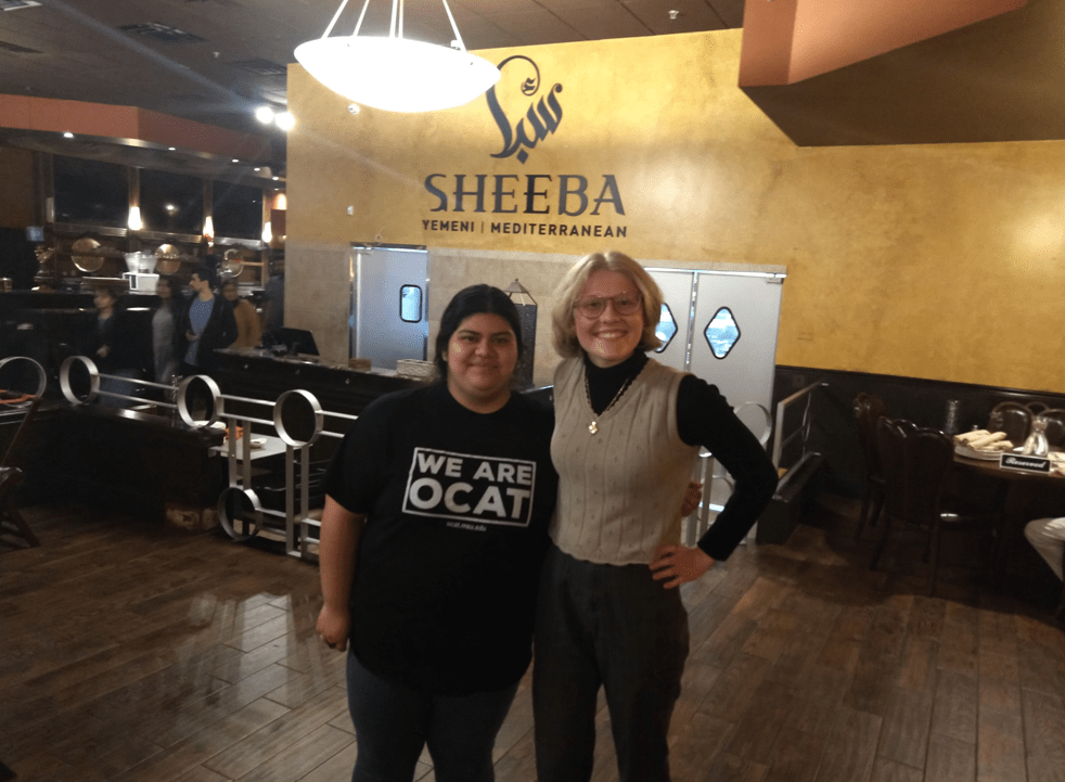 students visit Sheeba's in Dearborn