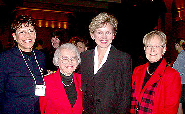 S. Carnell, SBE President K. Strauss, Governor Jennifer Granholm, & J. Thompson.
