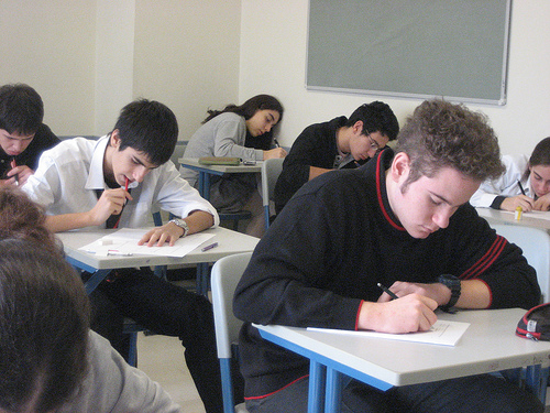 All of these students have good grades. Photo courtesy of Flickr.
