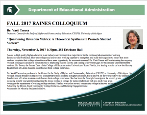 Raines Colloquium