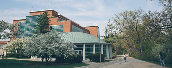 Exterior view of Erickson Hall, home to the MSU College of Education and to the Office of the Hannah Chair