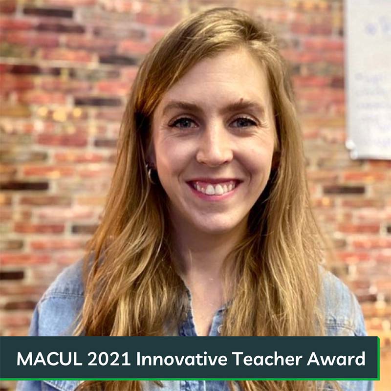 MAET Alumna Receives MACUL 2021’s Innovative Teacher Award