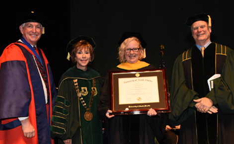 Cooper receives honorary doctorate