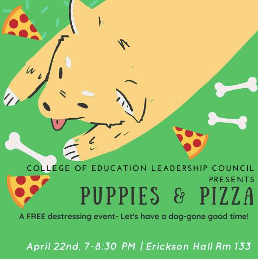 Puppies and Pizza – Student Appreciation Night