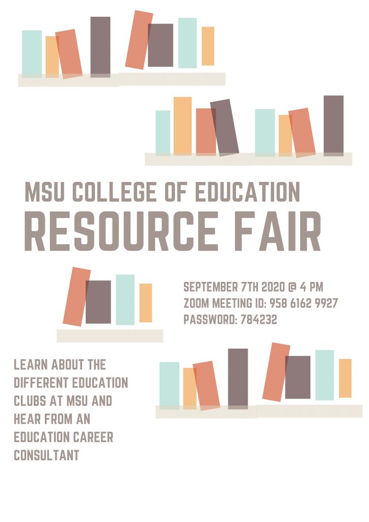 Would you like to learn about some of the College of Education clubs and organizations?