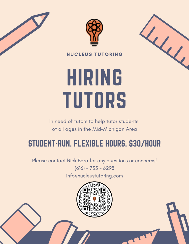 Nucleus Tutoring is Hiring