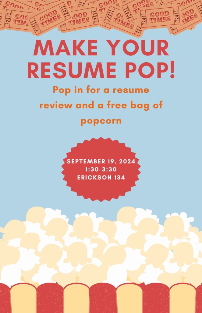 Make Your Resume POP!