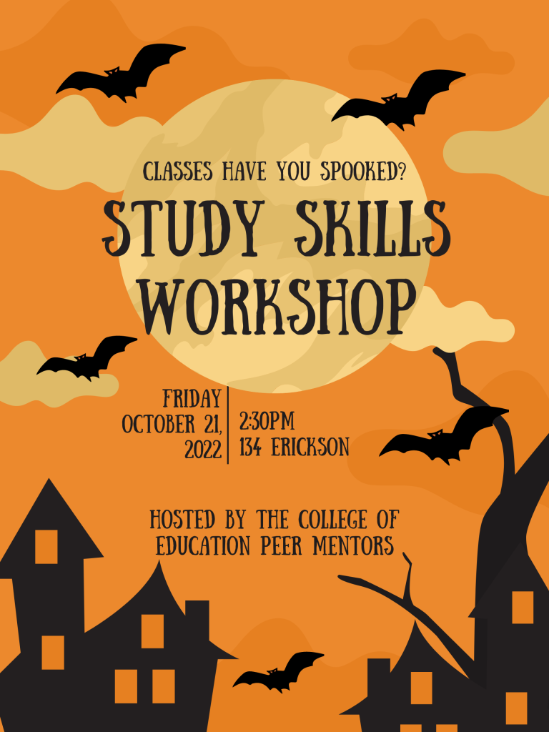 Attend our free study skills workshop!