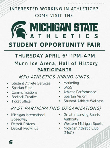 MSU Athletics Student Opportunity Fair