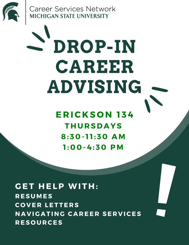 Drop-In Career Advising!
