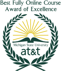 Best Fully Online Award of Excellence: Michigan State AT&T