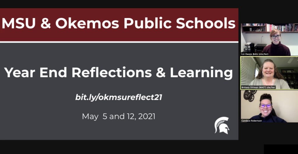 Outreach with Okemos Public Schools