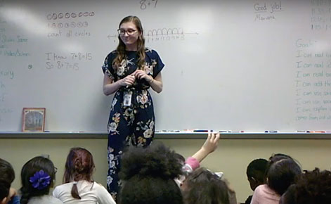 Anna Esenther teachers in a classroom