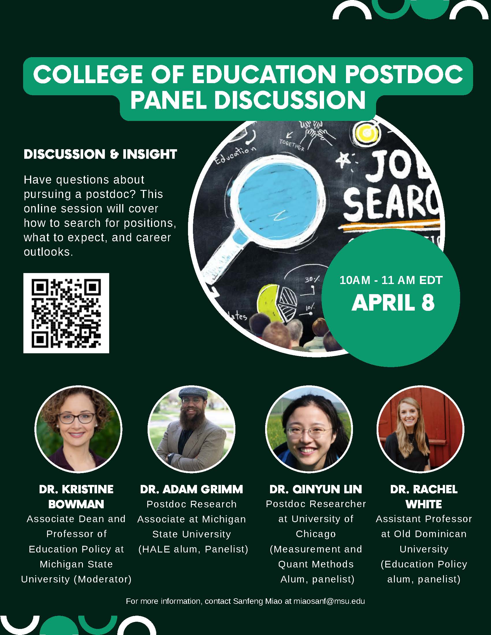 CED Postdoc Panel Discussion Flyer