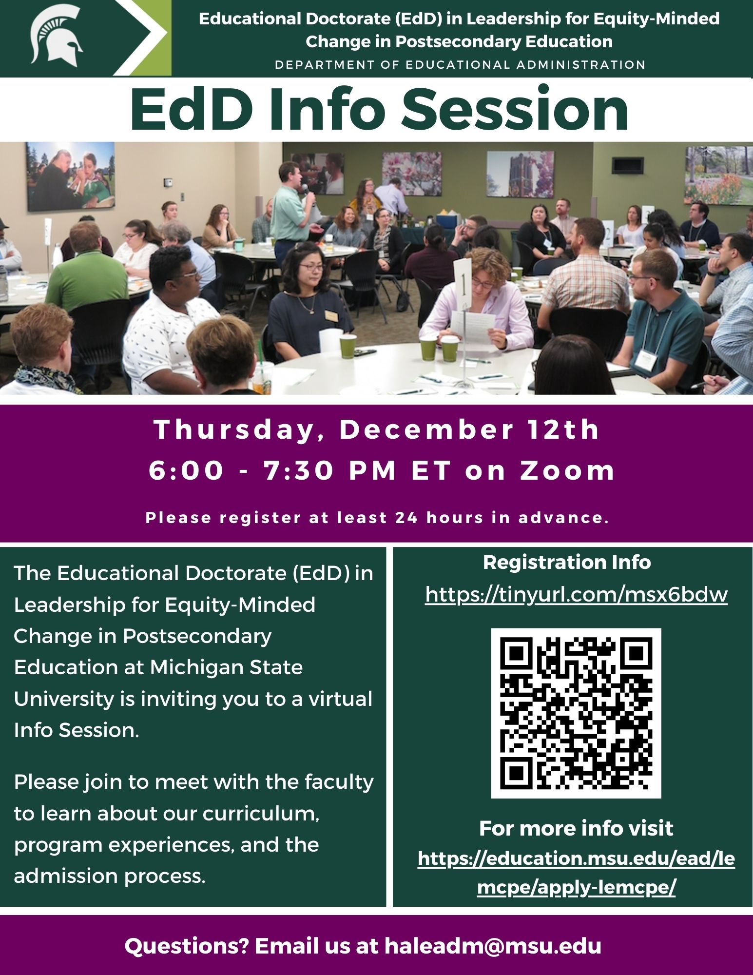 EdD virtual open house.