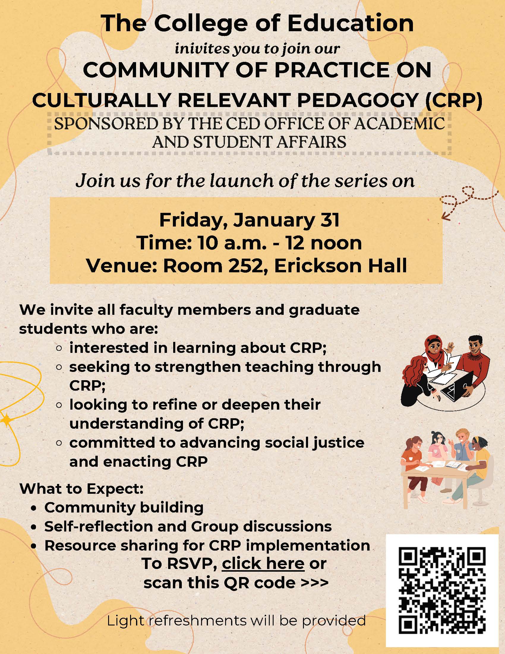 Community of Practice on Culturally Relevant Pedagogy